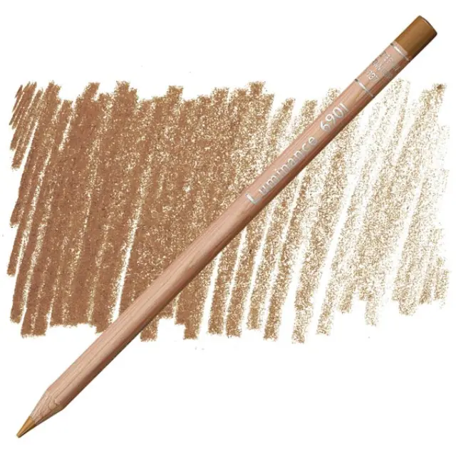 Ξυλομπογιά Caran d'Ache Luminance - 037 Brown Ochre