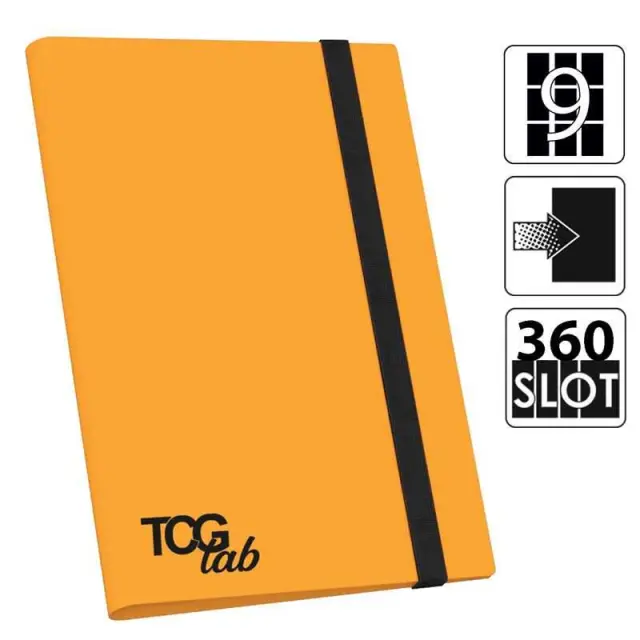 TcgLab 9-Pocket Binder (360 Cards) - Orange
