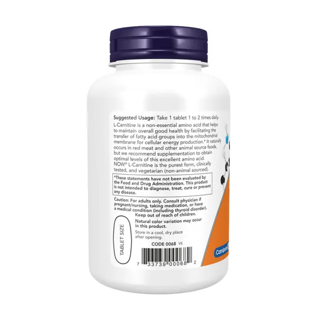 Now Foods L-Carnitine 1000 mg 3