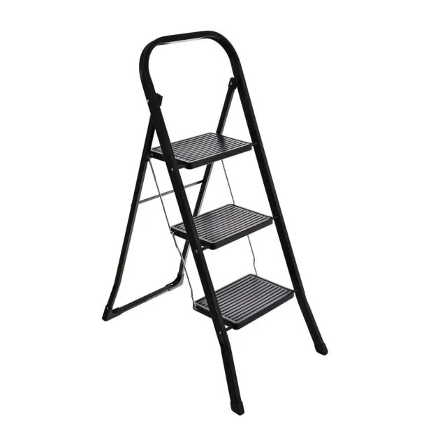 Estia Σκαλοσκαμπο Neo Black Με 3 Σκαλιά 46X71X105Cm