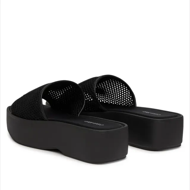 Γυναικείες Παντόφλες Flatforms Calvin Klein HW0HW02877-0GJ Μαύρες Μαύρο - 38 3