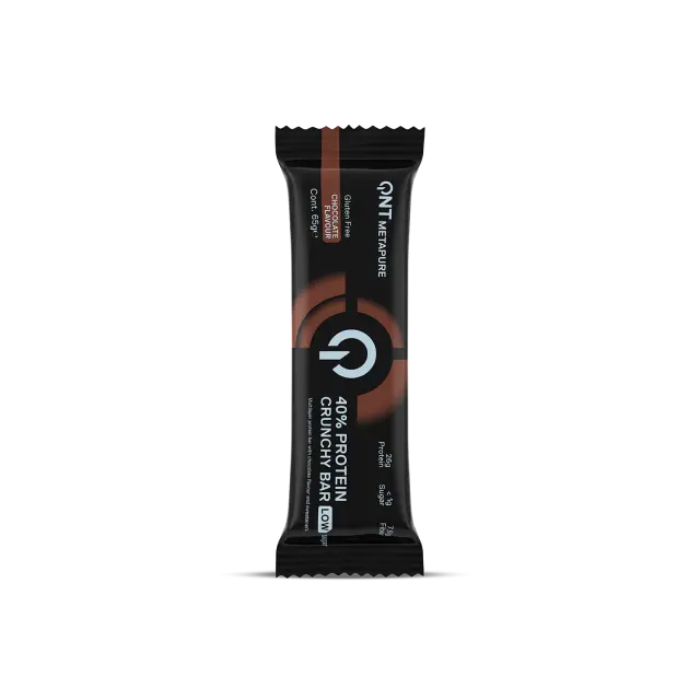 QNT | 40% Protein Crunchy Bar Μπάρα Πρωτεΐνης με Γεύση Σοκολάτα | 65gr