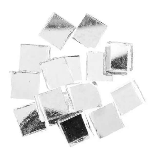 Ψηφίδες Καθρέφτης Ασημί 20x20mm/3mm - 125gr