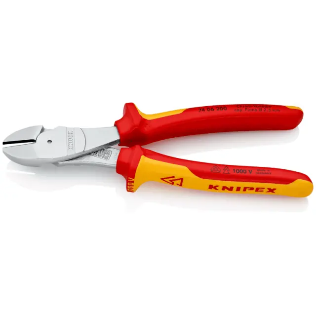 Knipex 7406200 Πλαγιοκόφτης με βαριά μόνωση και με μετατόπιση άξονα No200mm 2
