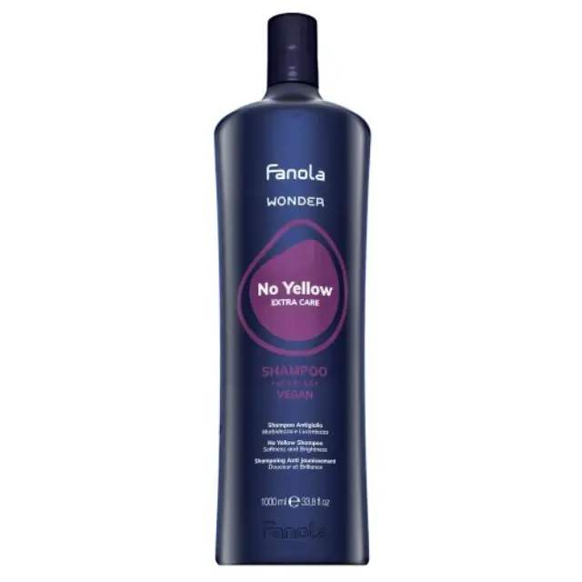 Fanola Wonder No Yellow Extra Care Shampoo shampoo to neutralize yellow tones 1000 ml