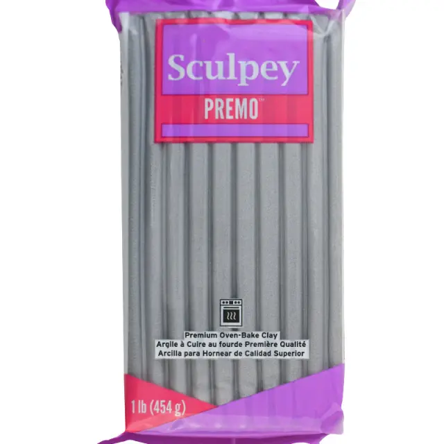 Πολυμερικός Πηλός Premo Sculpey - 5129 Silver -- 454gr