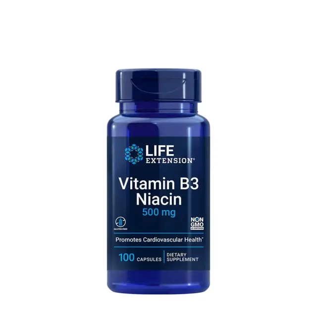 Life Extension Vitamin B3 (Niacin) 500 mg