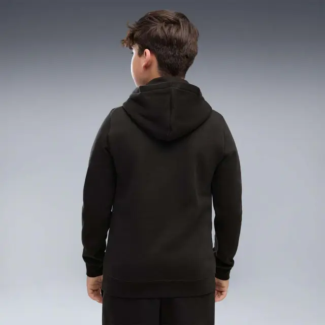 Puma Boy's Essentials 2 Color Small No1 Logo Fleece Hoodie Μαύρο 685825-71 (Puma) 2