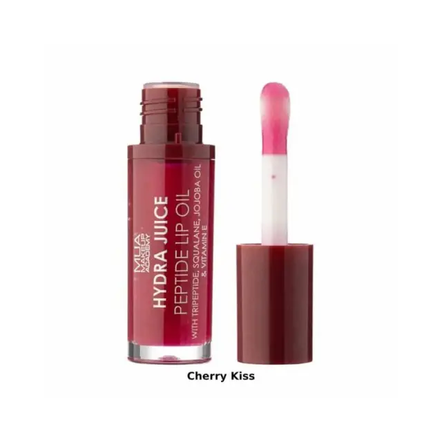 MUA Hydra Juice Peptide Lip Oil Cherry Kiss Λάδι για τα Χείλη 7ml 2