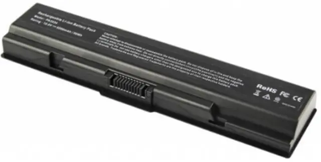 Amsahr 4400mAh 6 Cell Replacement Battery PA3784U-1BRS for Toshiba PA3784 4400 mAh, 10.8 Volts and 6 Cell -Laptop (CRD) 51997