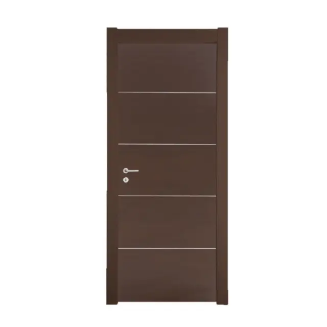 Θωρακισμένη Πόρτα Wenge με inox KΠ107