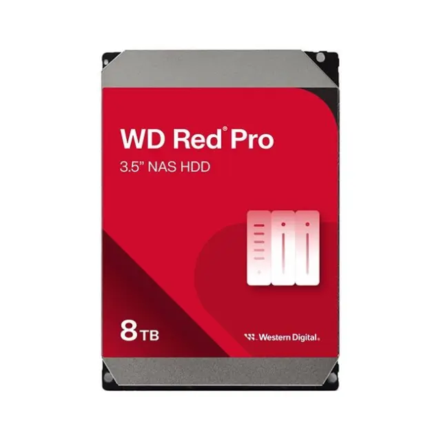 Western Digital Red Pro 8TB HDD Σκληρός Δίσκος 3.5" SATA III 7200rpm με 256MB Cache για NAS