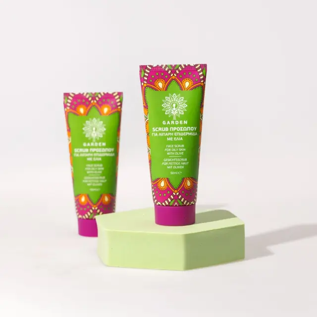 Garden | Face Purifying Olive Scrub Προσώπου για Λιπαρή Επιδερμίδα με Ελιά | 50ml 3