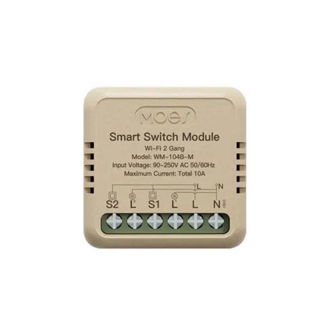 WIFI ΜΙΝΙ ΔΙΑΚΟΠΤΗΣ ΜΟΝΑΔΑΣ 2g 10A N+L / WIFIMS2