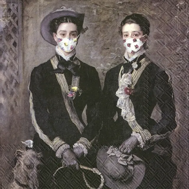 Χαρτοπετσέτα για decoupage, The twins, 1 τεμ.