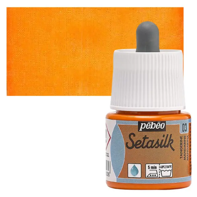 Pebeo Χρώμα Μεταξιού Setasilk - 03 Tangerine - 45ml