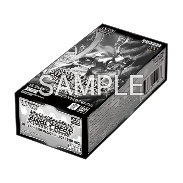 Digimon Card Game Limited Card Pack Display FINAL CREST LM-08 (6 pcs) - EN