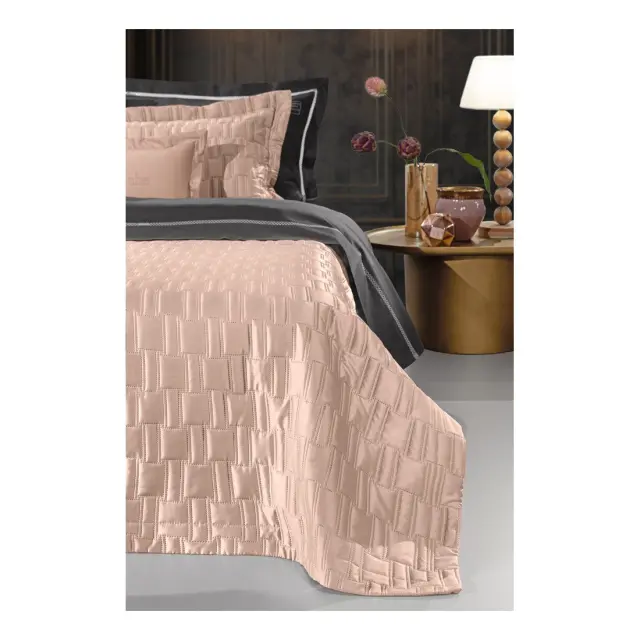 Σετ Κουβερλί King Size 3 Τεμαχίων Guy Laroche Brick Old Pink 240x250 2