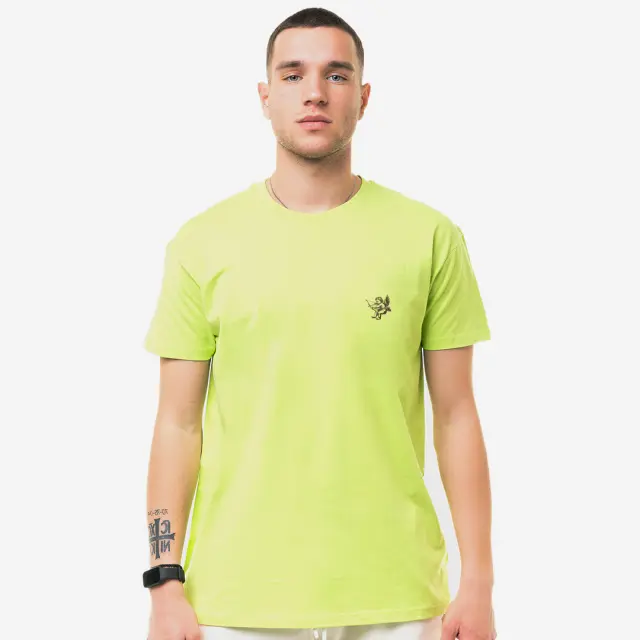 T-shirt Noshame® Lime με τύπωμα Crazy Cupid - 132526 - XXL 3