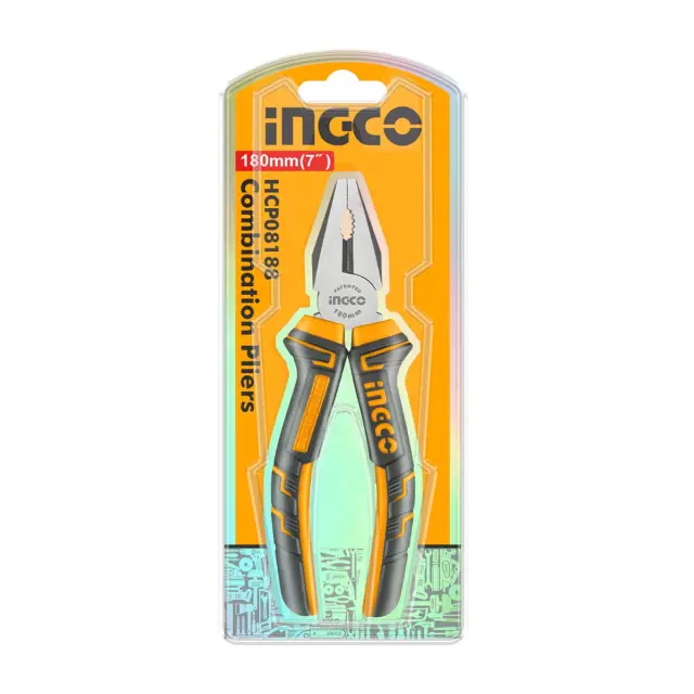 Ingco Πένσα Ίσια Μήκους 180mm HCP08188 3