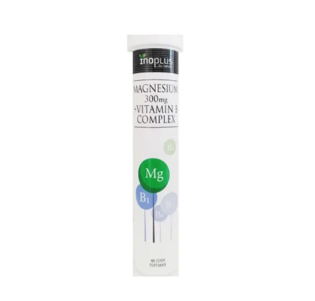Inoplus Magnesium & B-Complex, Μαγνήσιο και Βιταμίνες Συμπλέγματος B, 20 αναβράζοντα Δισκία 1+1