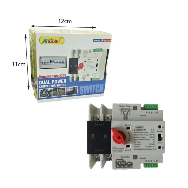 Andowl Διακόπτης διπλού μετατροπέα ισχύος Q-KG900 - Dual Power Converter Switch 075048 2