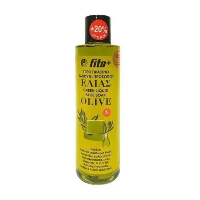 Fito+ Πράσινο Υγρό Σαπούνι Ελιάς για το Πρόσωπο 200ml