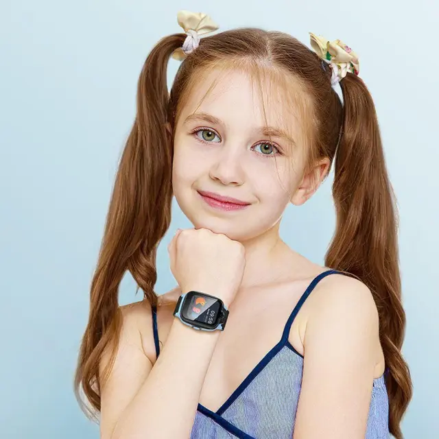 Hoco Παιδικό Smartwatch Bluetooth 1.69 ιντσών με λειτουργία κλήσεων και καρδιακού ρυθμού Μπλε Y104 3