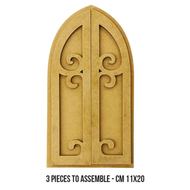 Διακοσμητικά σχέδια MDF, Stamperia, Πόρτα, 20x11cm