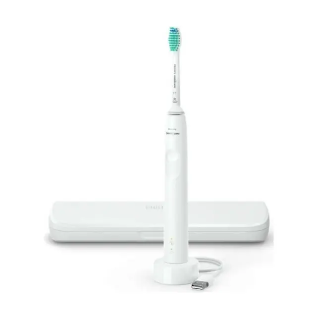 Philips Ηλεκτρική Οδοντόβουρτσα Sonicare 3100 Series White (HX3673/13)