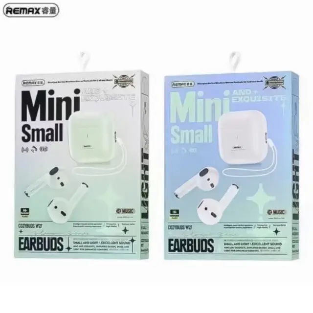 Remax Cozybuds W27 Ασύρματα Ακουστικά Bluetooth V5.4 TWS Λευκά 2