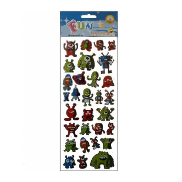 Fun Stickers Αυτοκόλλητα Alien Invasion 709 2