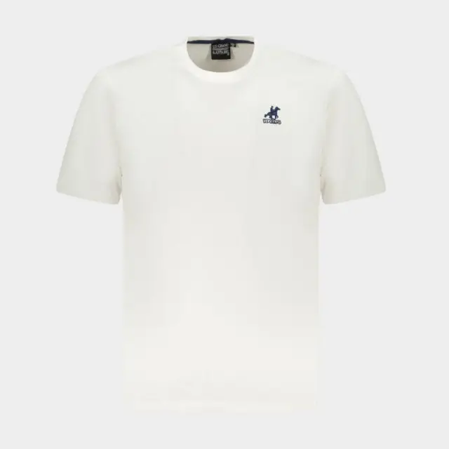 T-Shirt U.S. Grand Polo AU02643_BI6BIANC Λευκό - 2XL