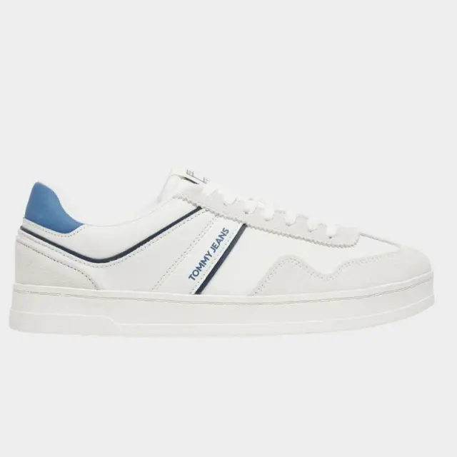 Tommy Hilfiger - Ανδρικά Sneakers The Greenwich Leather EM0EM01524-DA1 Λευκό - 46