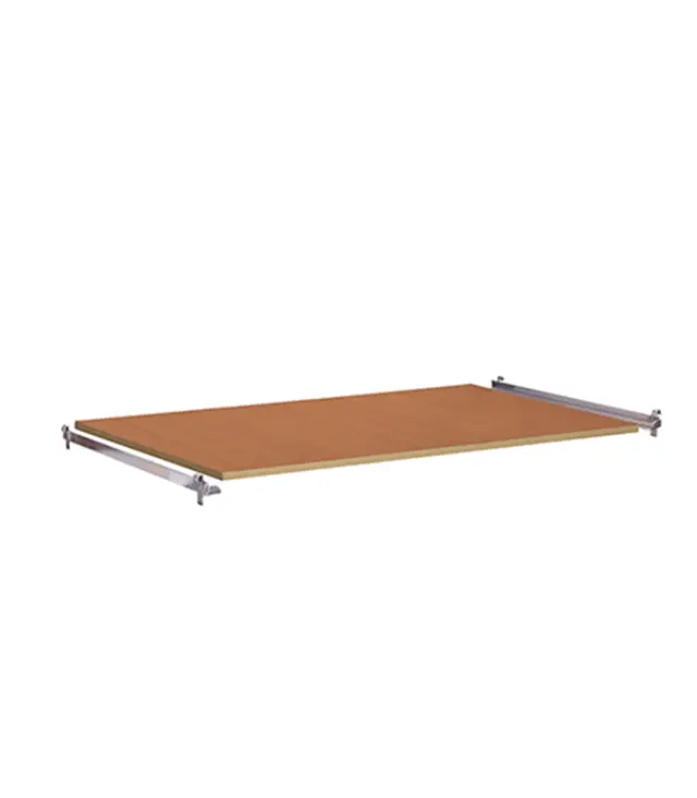 Variofit zsw-700.411 Ξύλινo Ράφι για Τρόλεϊ/Καρότσια για Φορτίο Βάρους ως 80kg