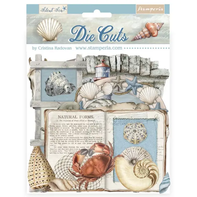 Die Cuts Stamperia, Silent Sea
