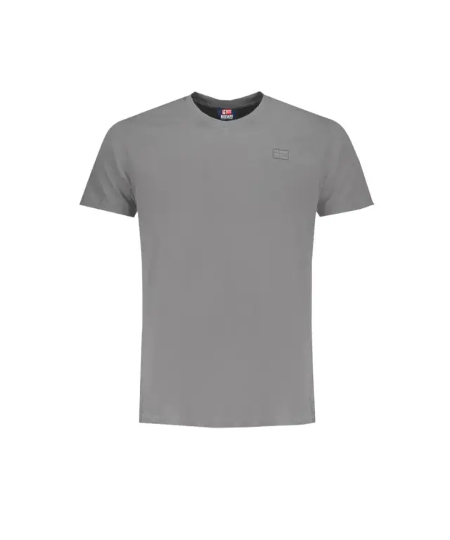 Norway Nautical School - Ανδρικό T-shirt Κοντομάνικο 846061-REVET Γκρι - 2XL
