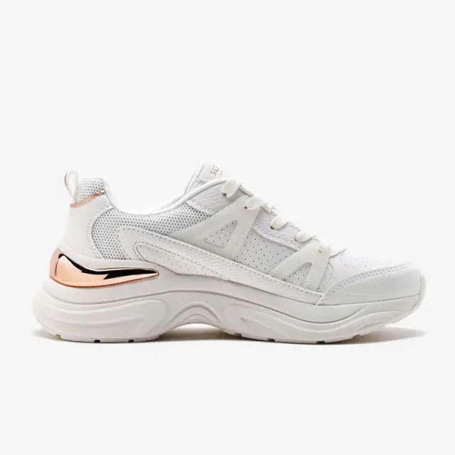 Sneaker Skechers Snake Trimmed Perforated Durleather 177576_WHT Άσπρο - 40 2