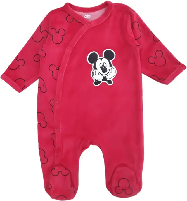 Φορμάκι Μακρυμάνικο Velour Mickey Red 8030277 - 18 M (86cm)
