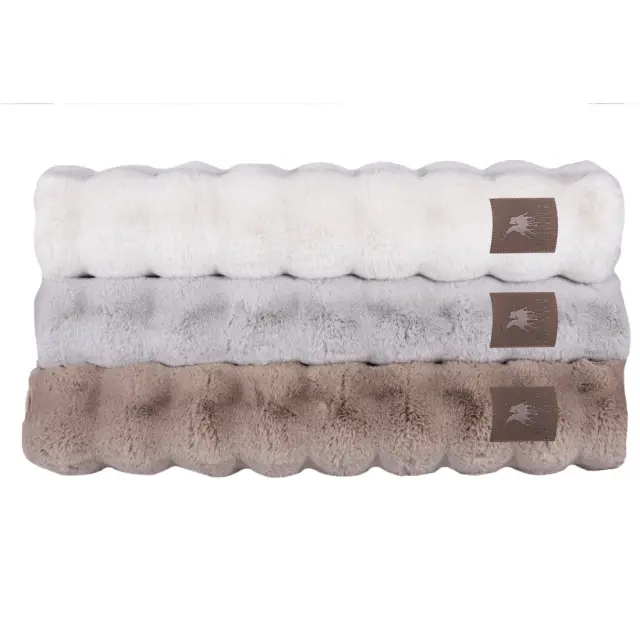 Χαλί Διάδρομος 75x200 Faux Fur Essential Greenwich Polo Club 3111 White 100% Πολυέστερ 3