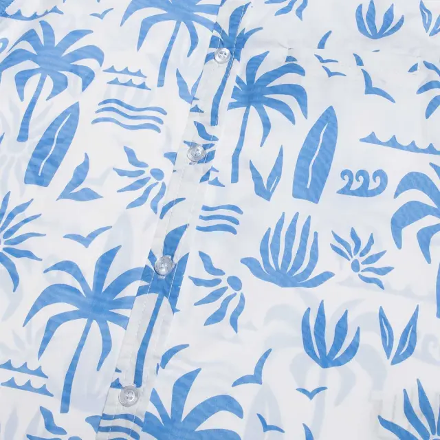 Πουκάμισο 100% cotton με τροπικό μοτίβο 2