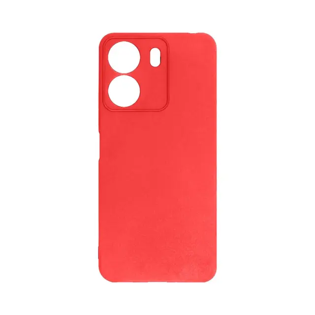 Θήκη Σιλικόνης Soft Back Liquid Silicone Case Για Xiaomi Redmi 13C / Poco C65 Κόκκινη