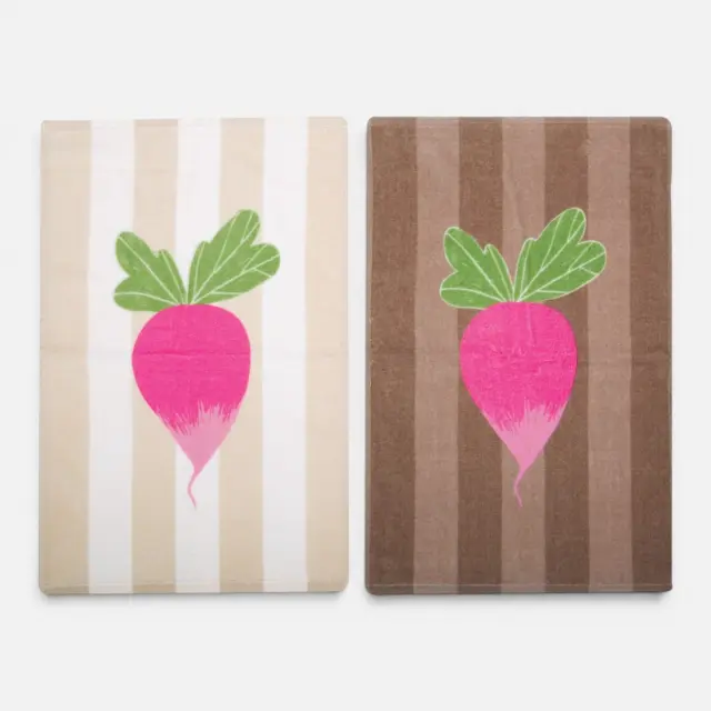 Ποτηρόπανο Βελουτέ Radish 40x60 Nef Nef Homeware, 100% BAMBAKI - BROWN (040987) 2