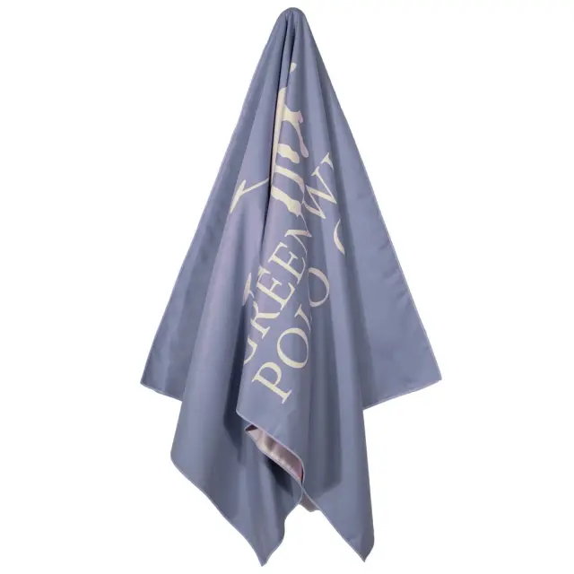 Πετσέτα Θαλάσσης 80x170 Greenwich Polo Club Micro Prints 5215 Lilac-Nude 100% Microfiber 2