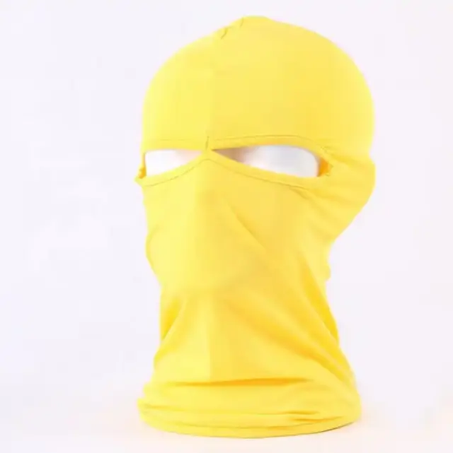 Ghetto Yellow Balaclava 2 Hole Unisex 2