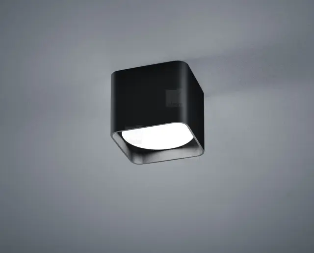 Φωτιστικό Οροφής DORA Μαύρο LED 7.5W 2900K