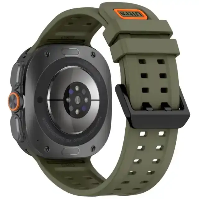 Tech-protect Silicone Air Samsung Galaxy Watch Ultra 1 / 2 2024-2026 (47 Mm) Olive Green 2