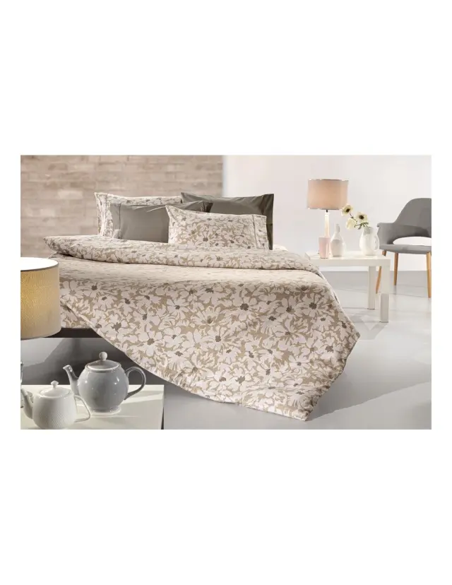 Σετ Σεντόνια Φανελένια Μονά 3 Τεμαχίων Guy Laroche Martin Almond 170x265
