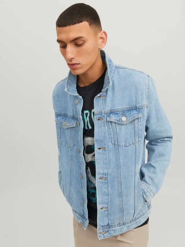 JJIJEAN JJJACKET AKM 023 NOOS Blue Denim 2