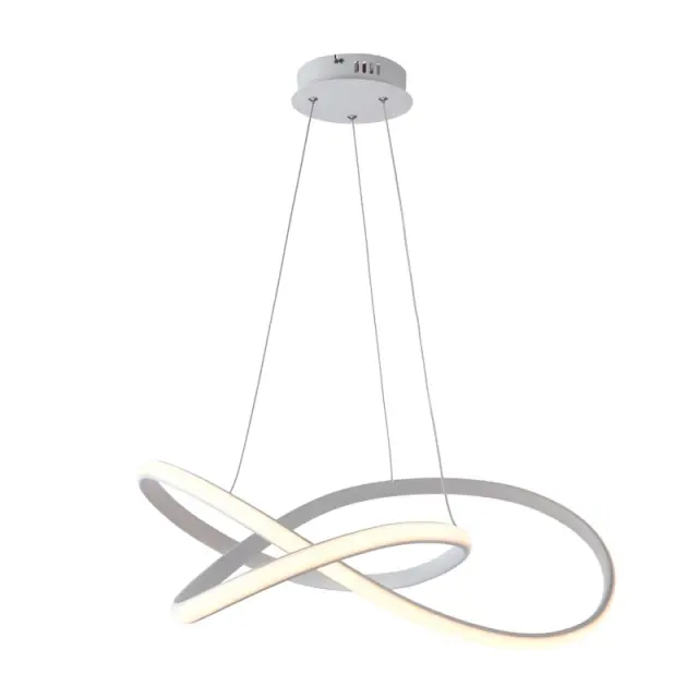 GORDIUS-ΦΩΤΙΣΤΙΚΟ ΚΡΕΜΑΣΤΟ ΛΕΥΚΟ ΑΛΟΥΜΙΝΙΟΥ LED SMD 48W 3000Κ 2880LM IP20 480Χ440Χ1200ΜΜ / HM92LEDP48WH